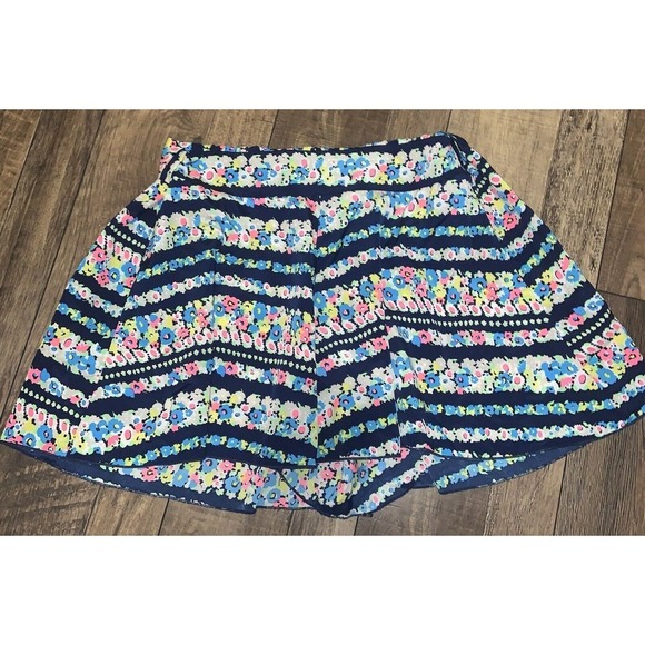 Karlie Floral Neon Shorts colorful boho casual elastic boho floral summer - Picture 1 of 6